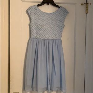 Light Blue Sparkly Dress